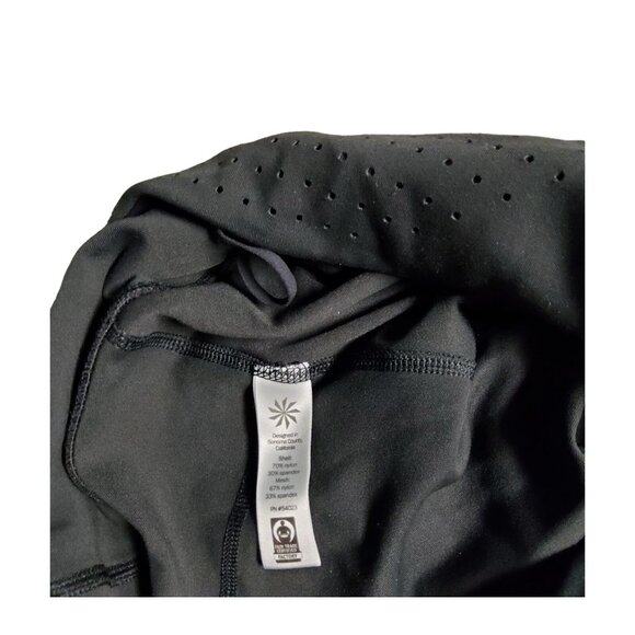 Athleta Capri Leggings Women's Size Medium Black Yoga Athletic Drawstring Waist - Picture 4 of 10